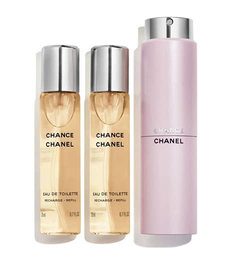 chanel chance eau de parfum twist and spray 3x20ml|chanel chance discount price.